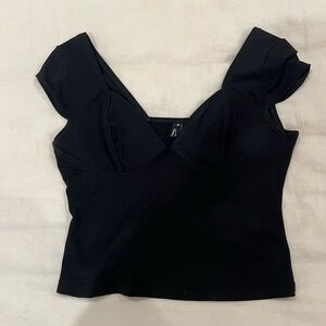 Amazon Black Crop Top